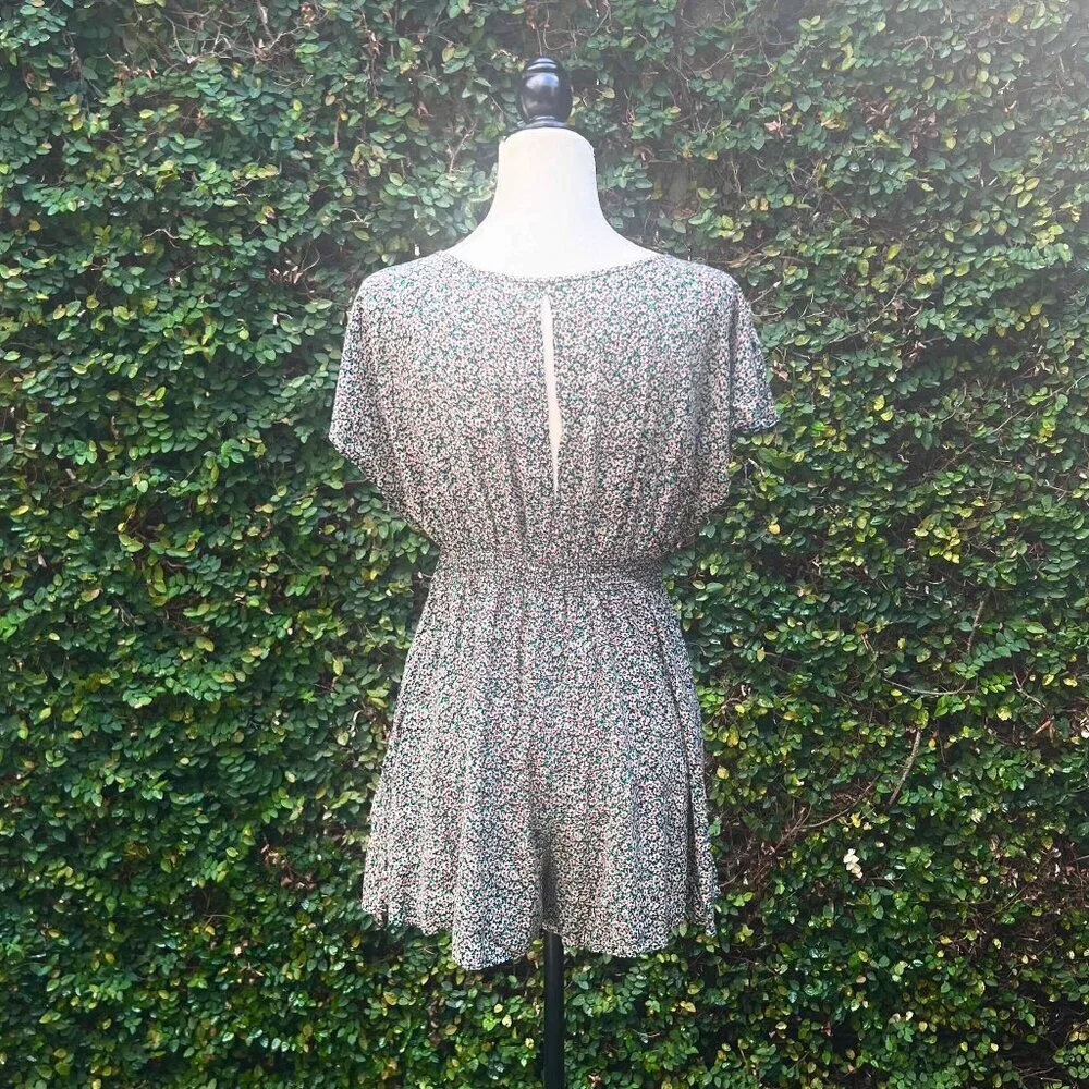 Urban Outfitters Kimchi Blue Jodi Flutter Sleeve Romper Festival Fairy Boho - Picture 9 of 15